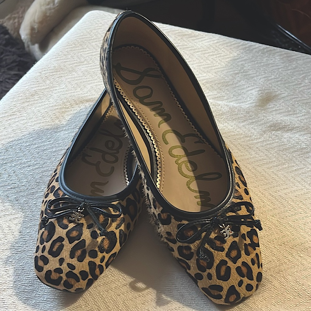 Sam Edelman Leopard Flats